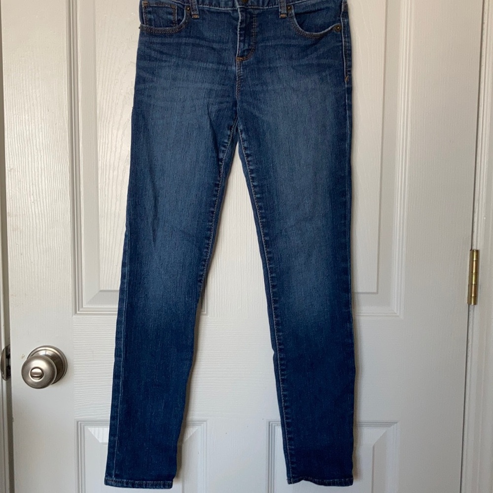 Dark wash GapKids skinny jeans